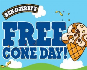 free cone day